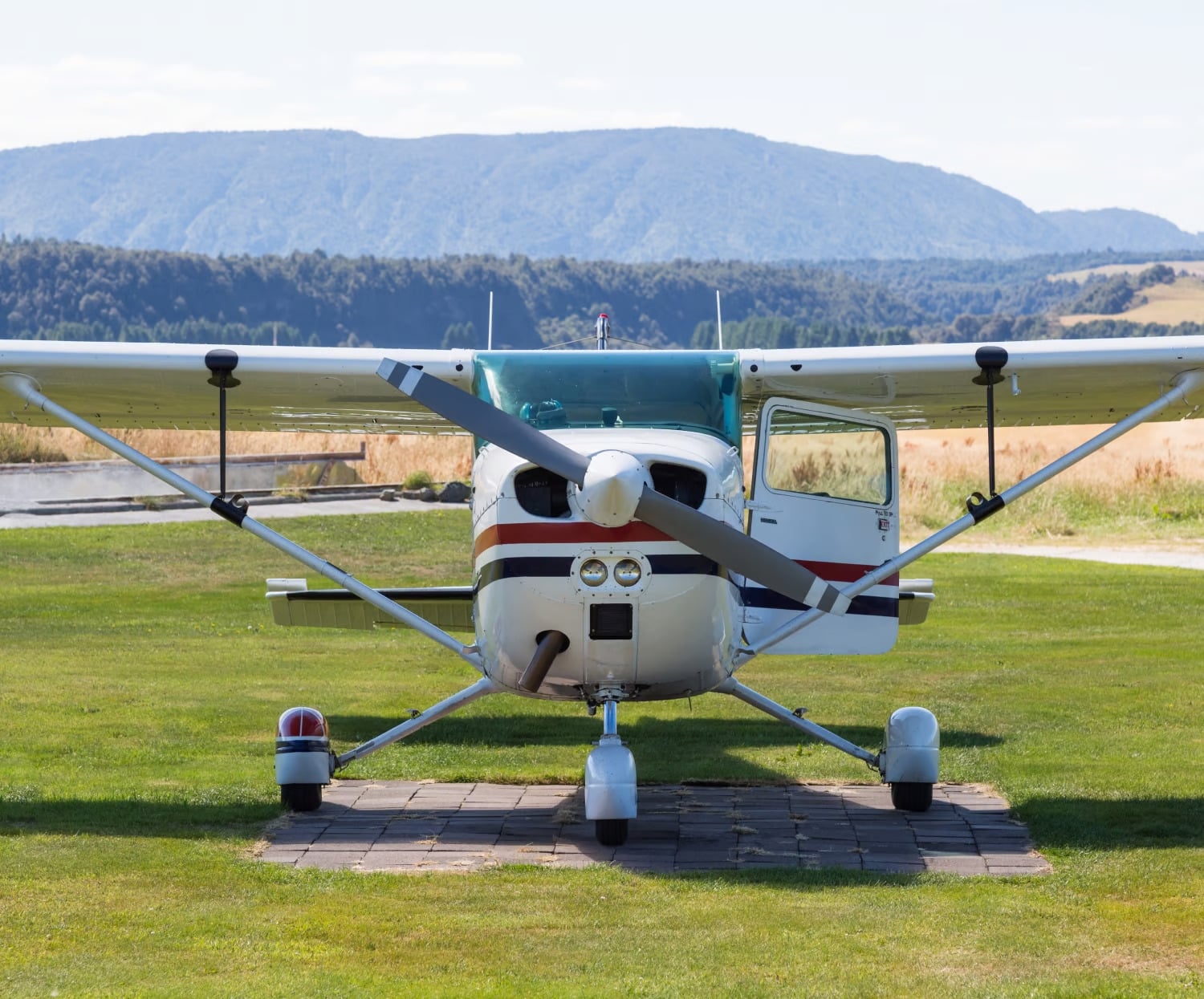 Plane protected by aviation insurance